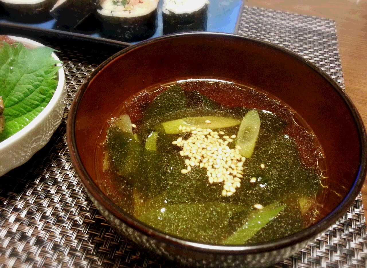 2017-1-30韓国風わかめスープ