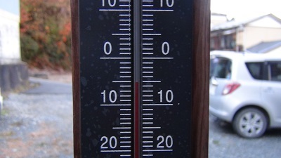 今朝の女川　－５℃