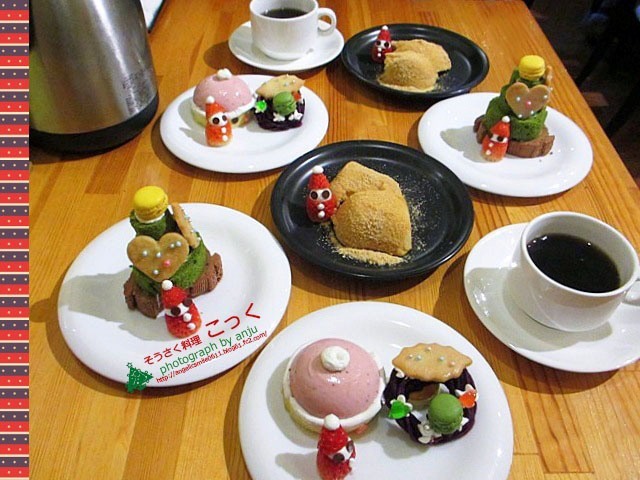 クリスマス特別ランチ　そうさく料理　こっく　岡山市中区