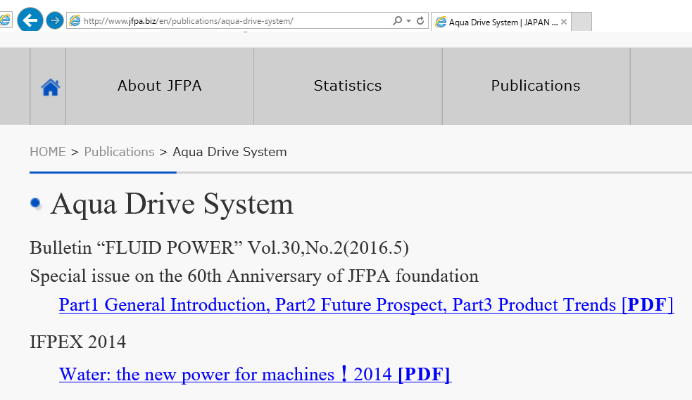 JFPA-HP 英語版上のADS資料（全訳版）