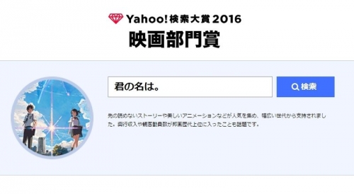 Yahoo!検索大賞