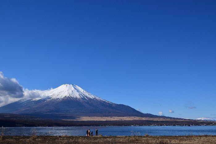 134-山中湖畔からの富士山