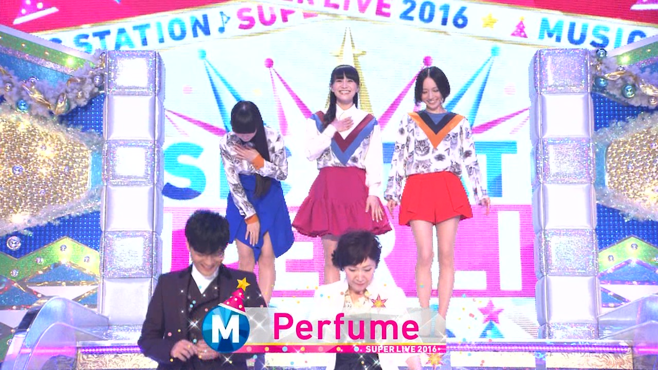 Perfume ミュージックステーションスーパーライブ２０１６ Perfume キャプ