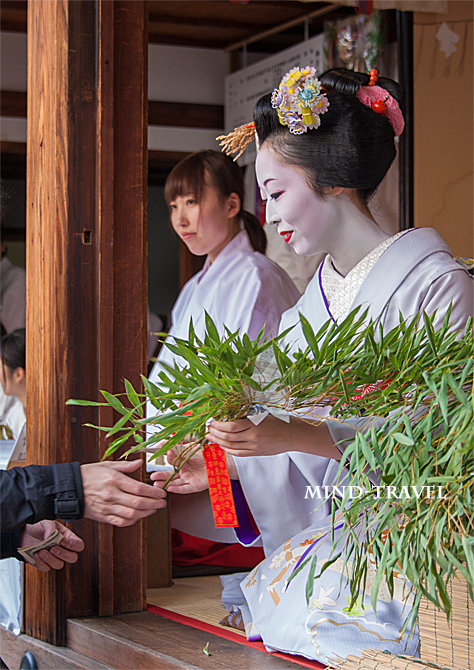 京都ゑびす神社　十日戎　舞妓さん
