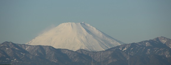 新春の富士山