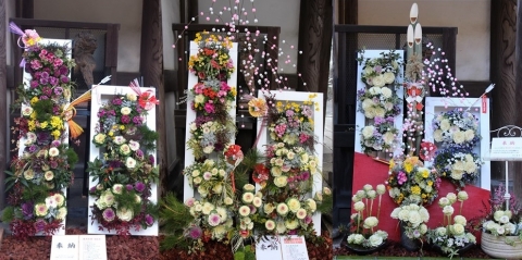2014～2016神社の花飾り
