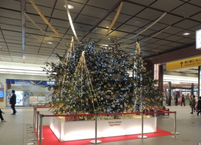金沢駅　クリスマスツリー