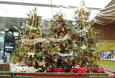 クリスマスツリー　金沢駅2015年